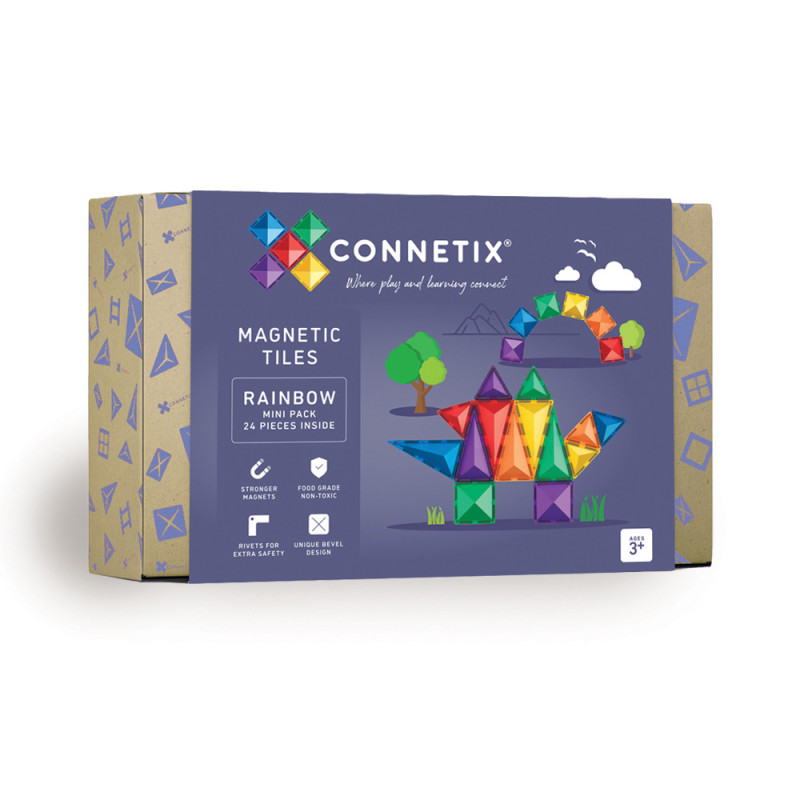 Magnetická stavebnice CONNETIX® Rainbow Mini Pack 24 ks