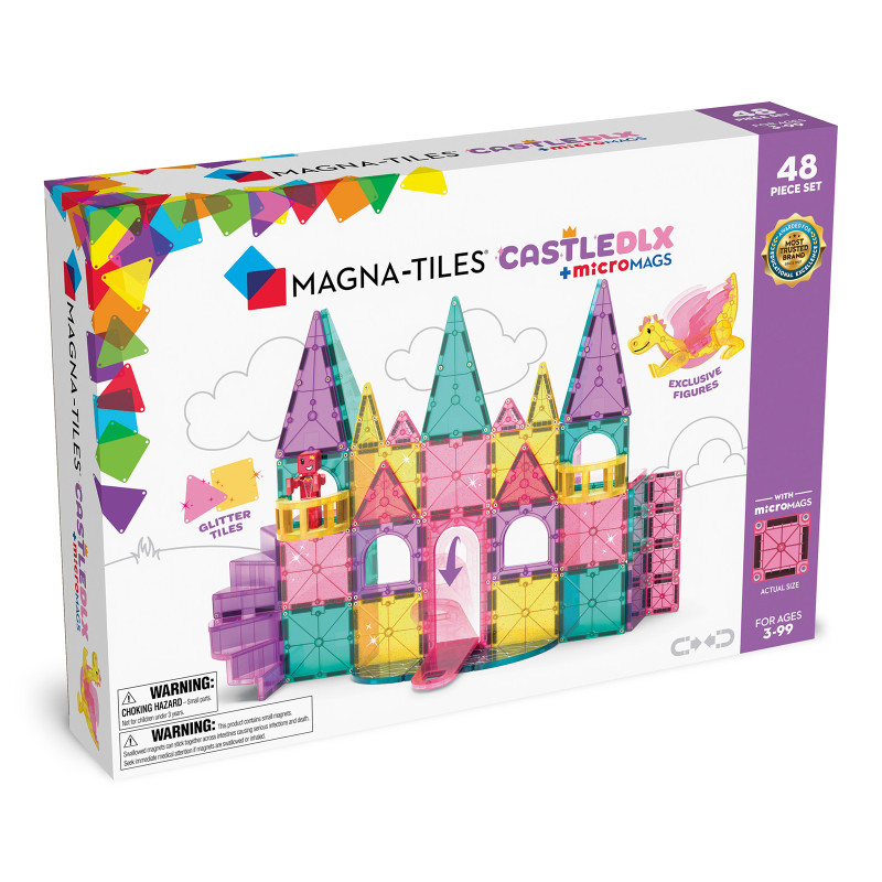 Magnetická stavebnice MAGNA-TILES® Castle DLX 48 ks