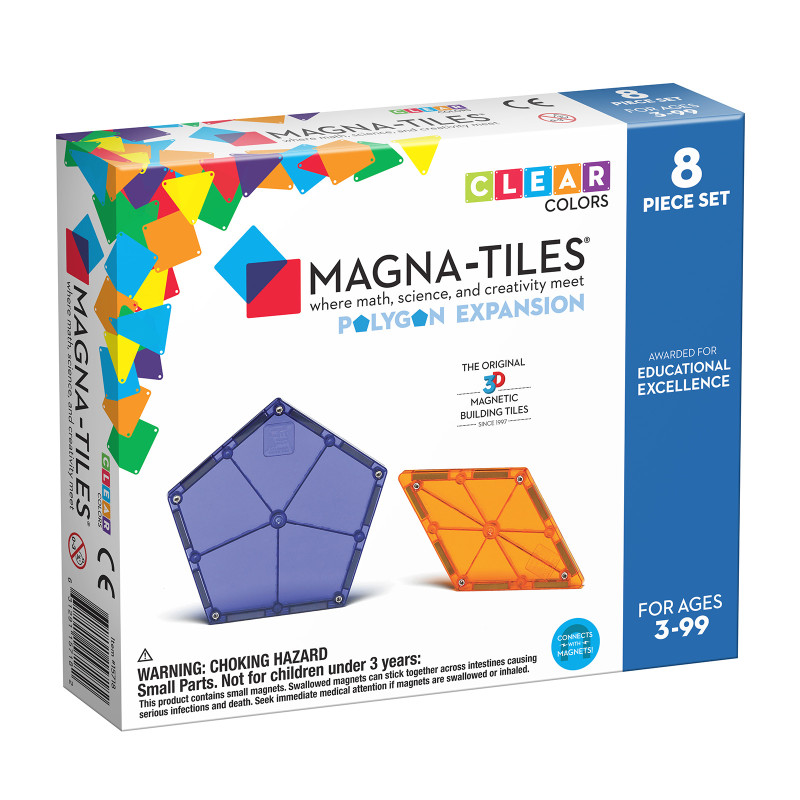 Magnetická stavebnice MAGNA-TILES® Polygons 8 ks