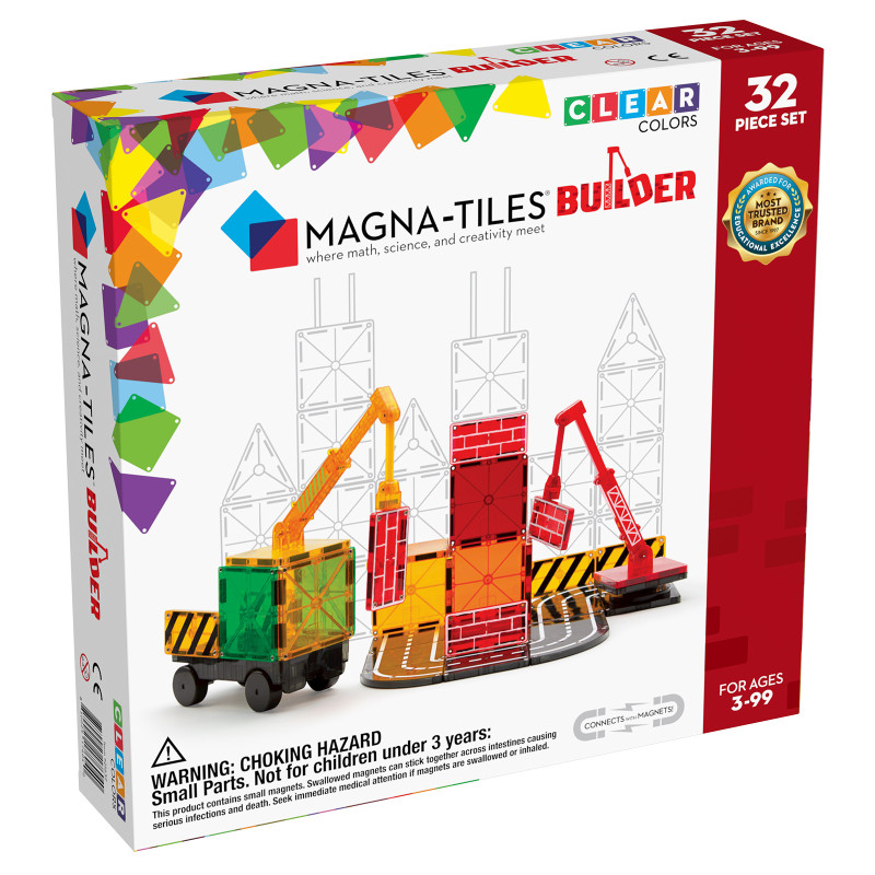 Magnetická stavebnice MAGNA-TILES® Builder 32 ks