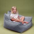 Dětské křeslo sedací pytel Wigiwama® - Blueberry Blue Beanbag Chair