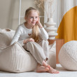 Dětské křeslo sedací pytel Wigiwama® - Marshmallow Beanbag Chair