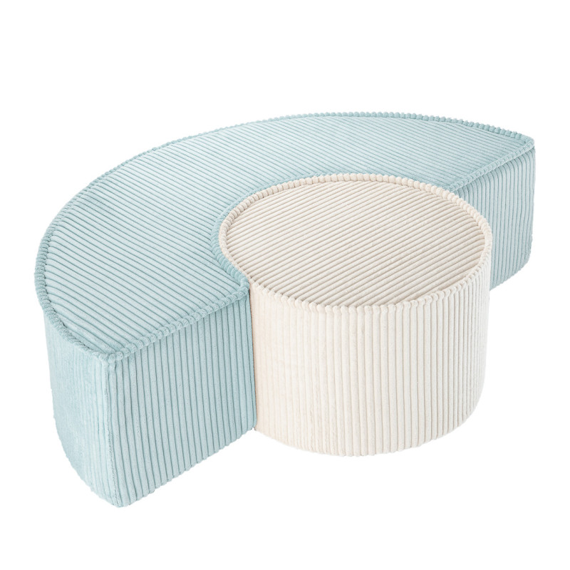 Wigiwama® Peppermint Green Pouffe Set