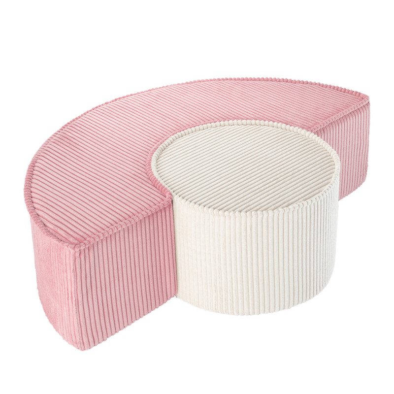 Wigiwama® Pink Mousse Pouffe Set