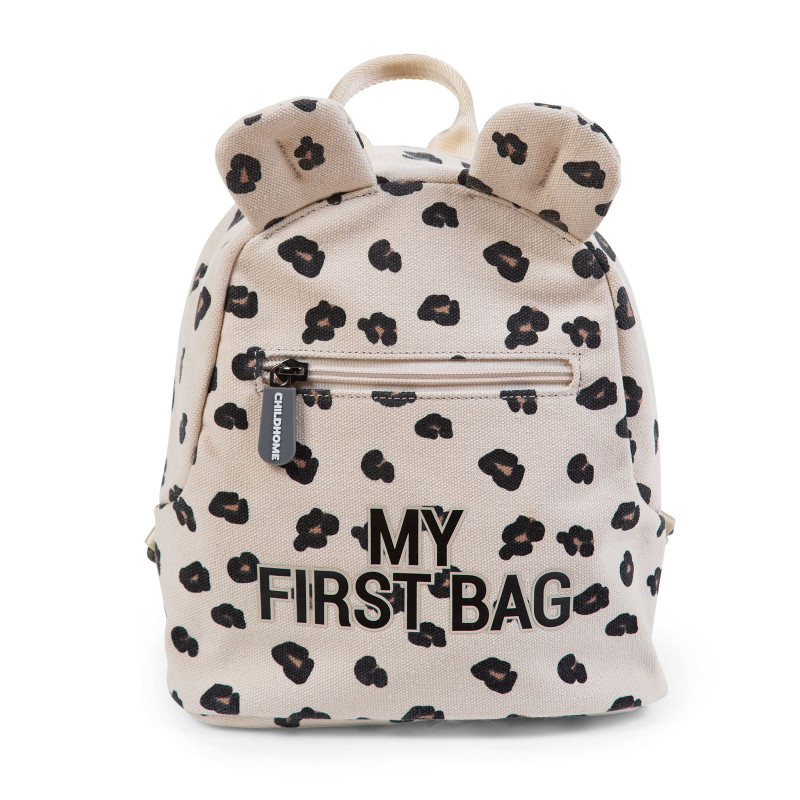 Childhome dětský batoh My First Bag canvas leopard