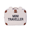 Childhome dětský cestovní kufřík Mini Traveller teddy off white