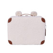 Childhome dětský cestovní kufřík Mini Traveller teddy off white