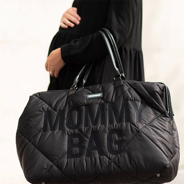 Childhome přebalovací taška Mommy Bag puffered black